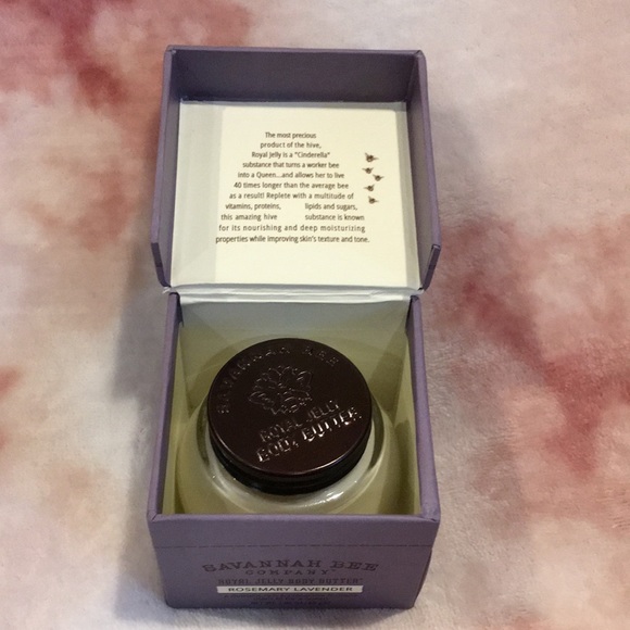 Savannah Bee Co Rosemary Lavender Royal Jelly Body Butter 1.65 oz NWT Boxed - Picture 12 of 15